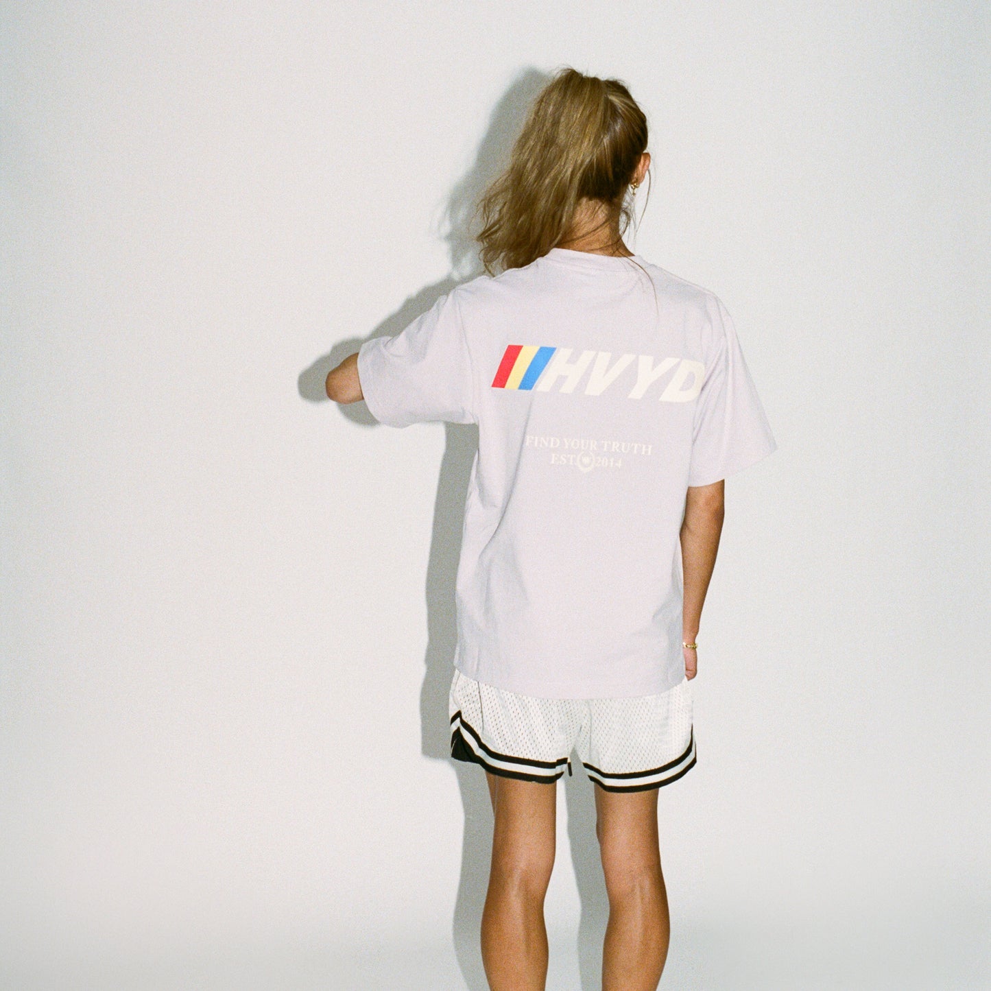002 HVYD Race T-Shirt — Lavender Fog