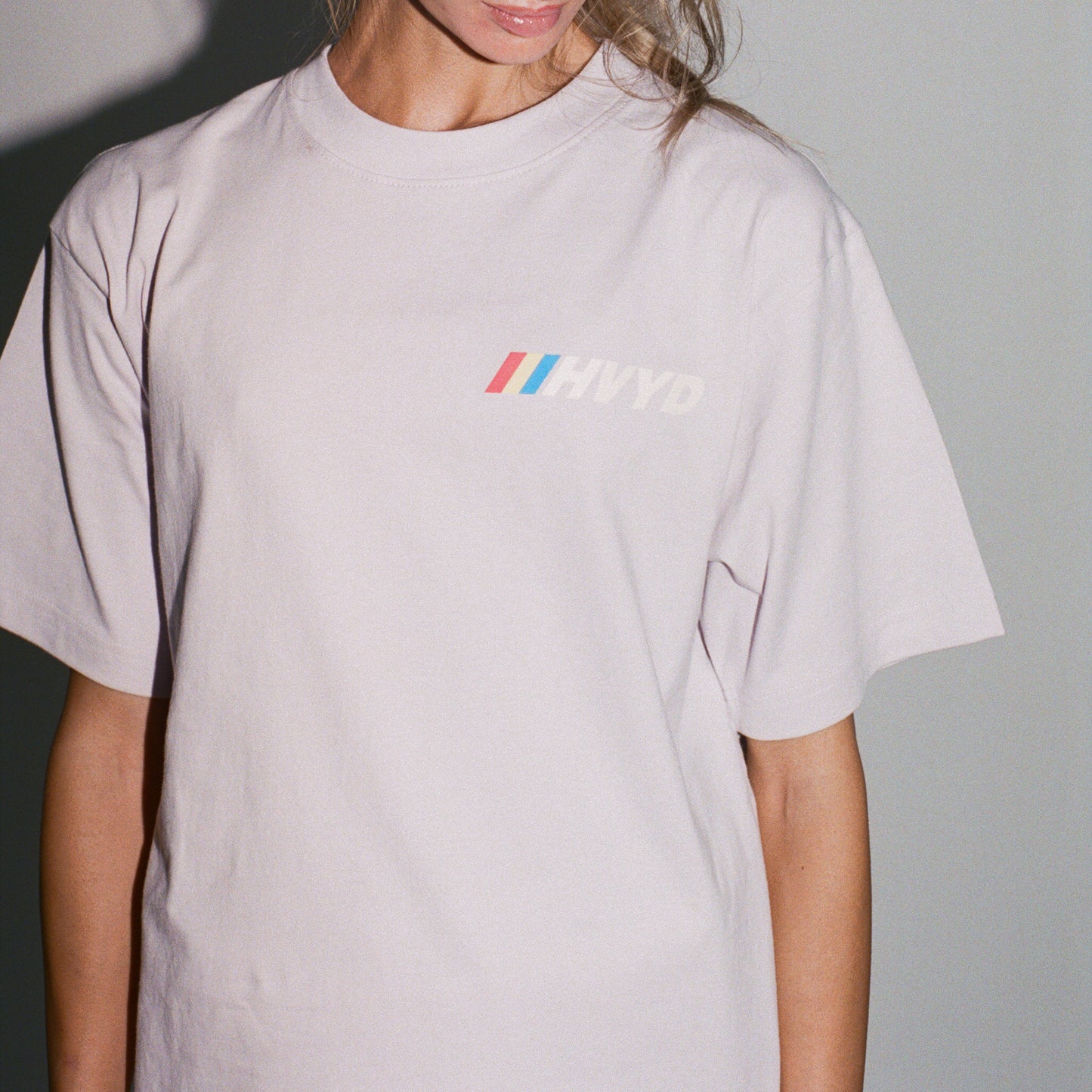 002 HVYD Race T-Shirt — Lavender Fog