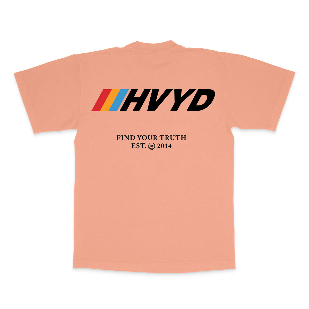 002 HVYD Race T-Shirt — Coral