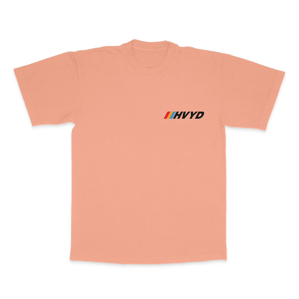 002 HVYD Race T-Shirt — Coral