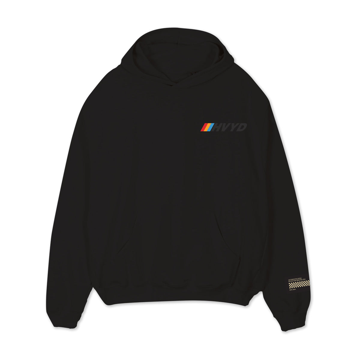 005 HVYD Race Terry Hoodie — Blackout