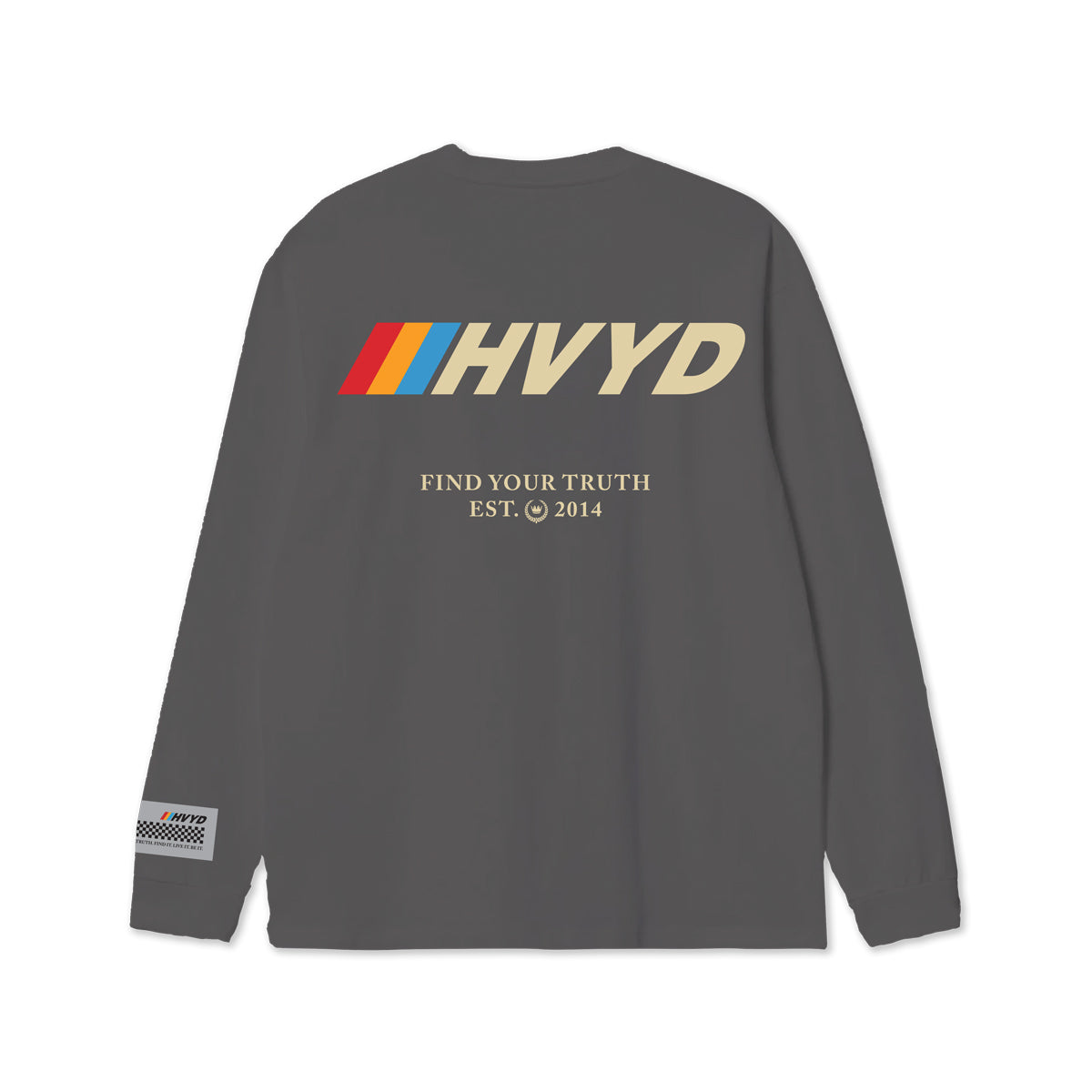 001 HVYD Race Long Sleeve — Vintage Grey