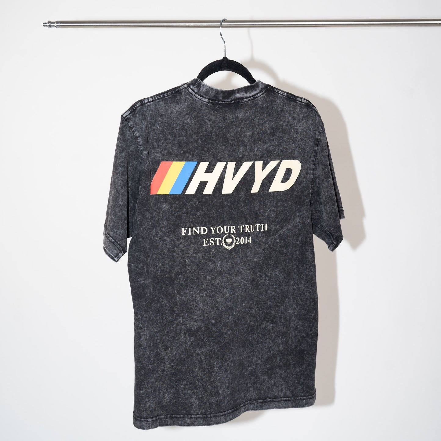 003 HVYD Race T-Shirt — Carbon Black