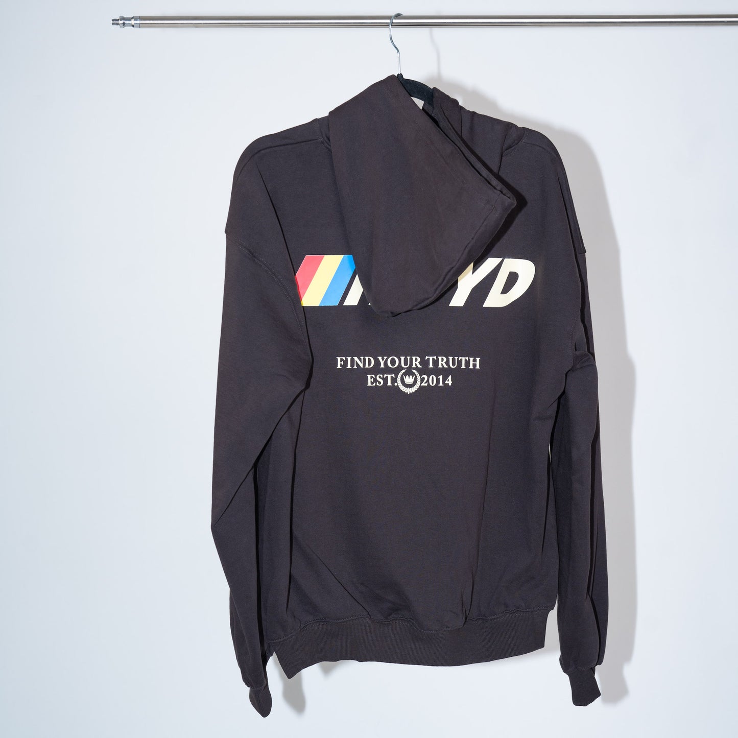 003 HVYD Race Terry Hoodie — Washed Black