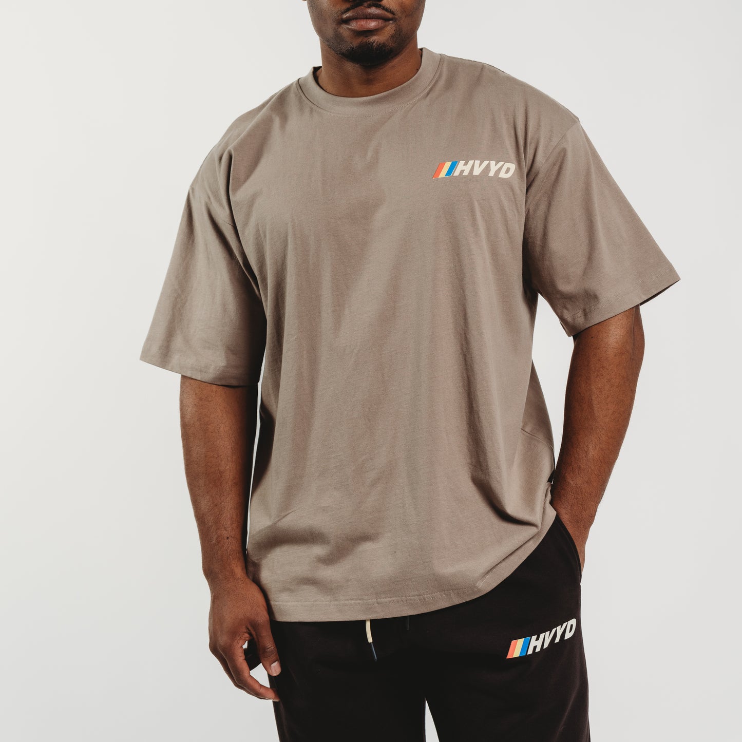 004 HVYD Race T-Shirt — Mushroom