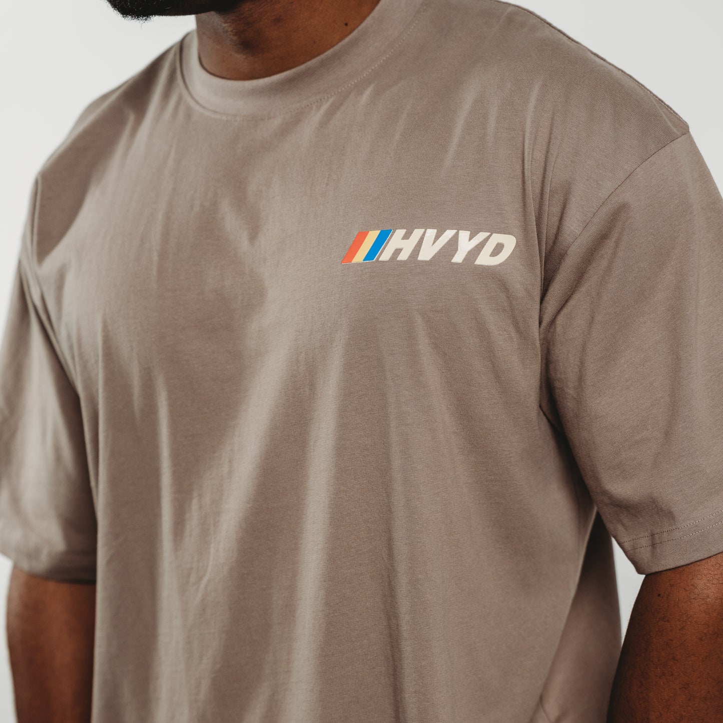 004 HVYD Race T-Shirt — Mushroom
