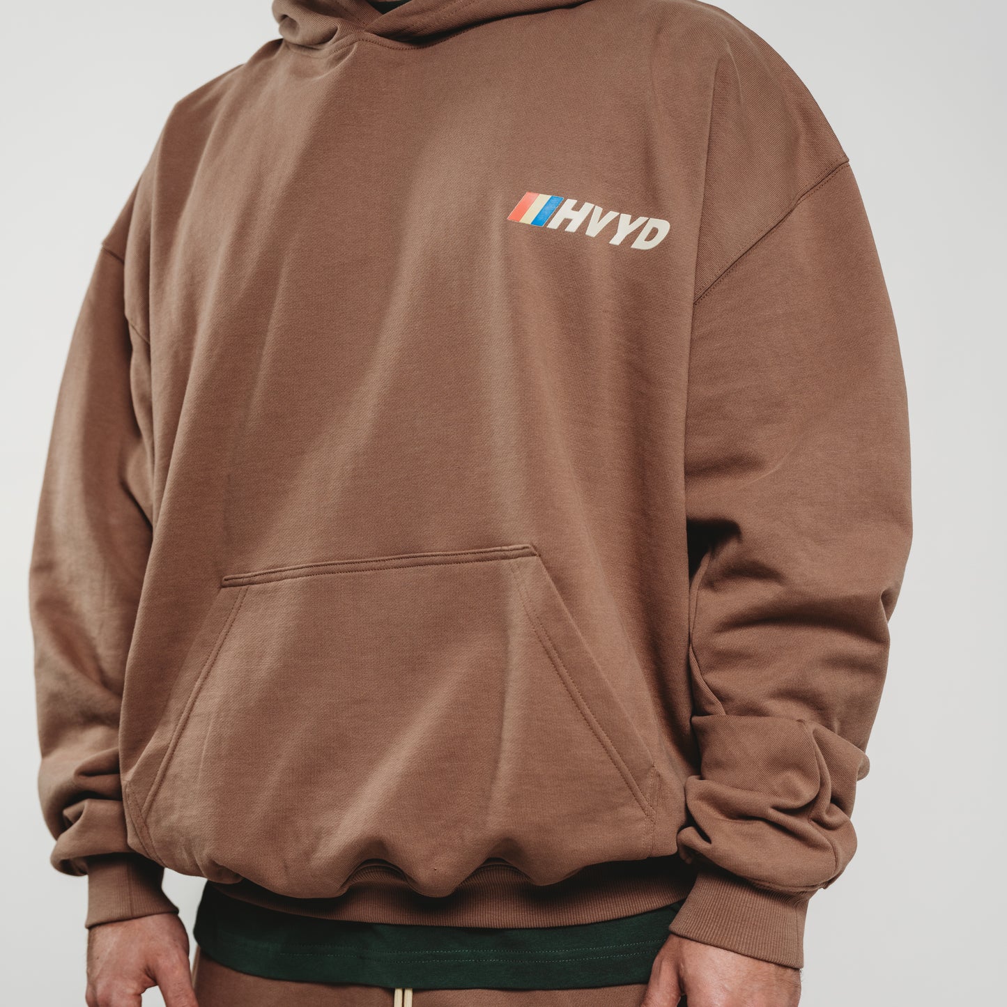 003 HVYD Race Terry Hoodie — Desert