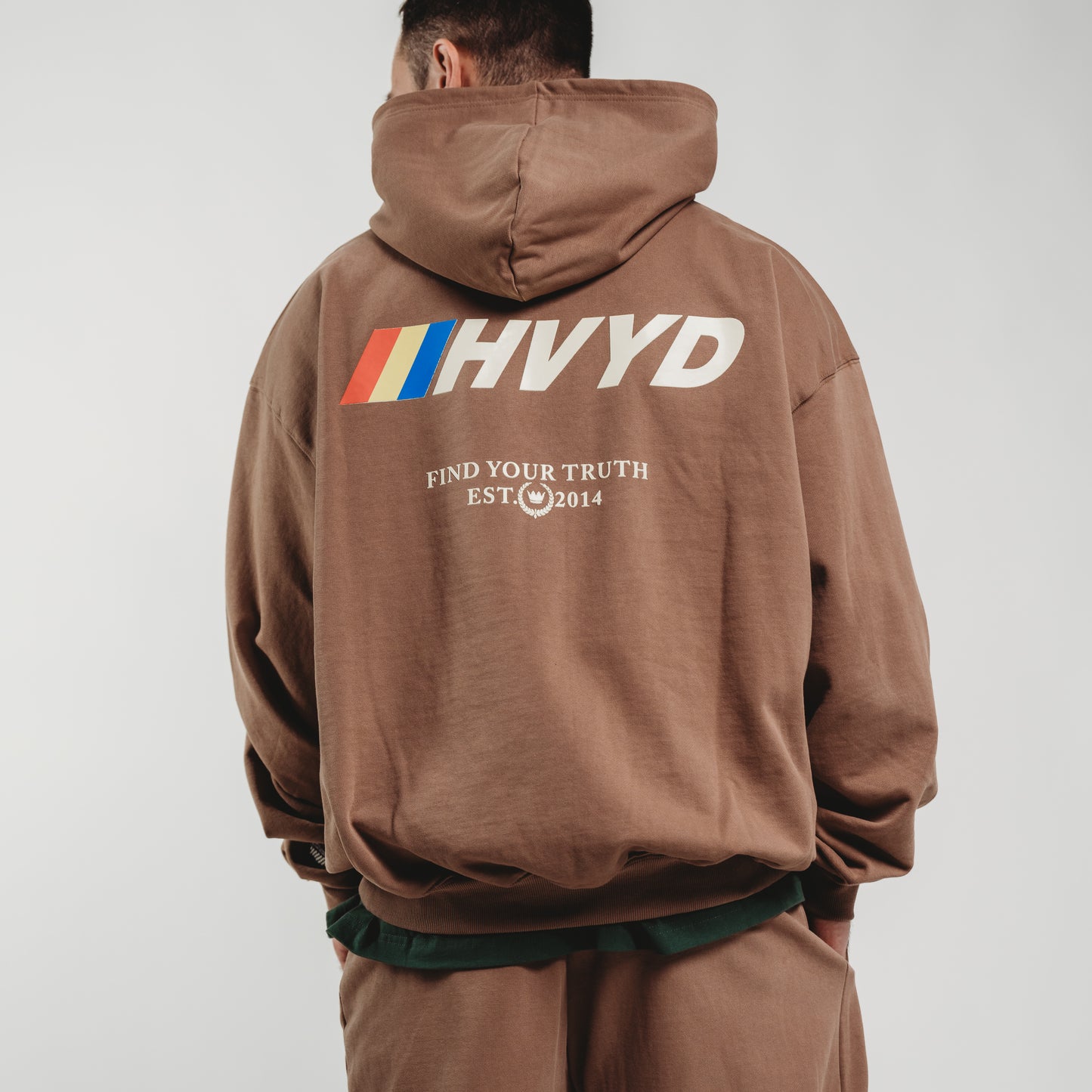 003 HVYD Race Terry Hoodie — Desert