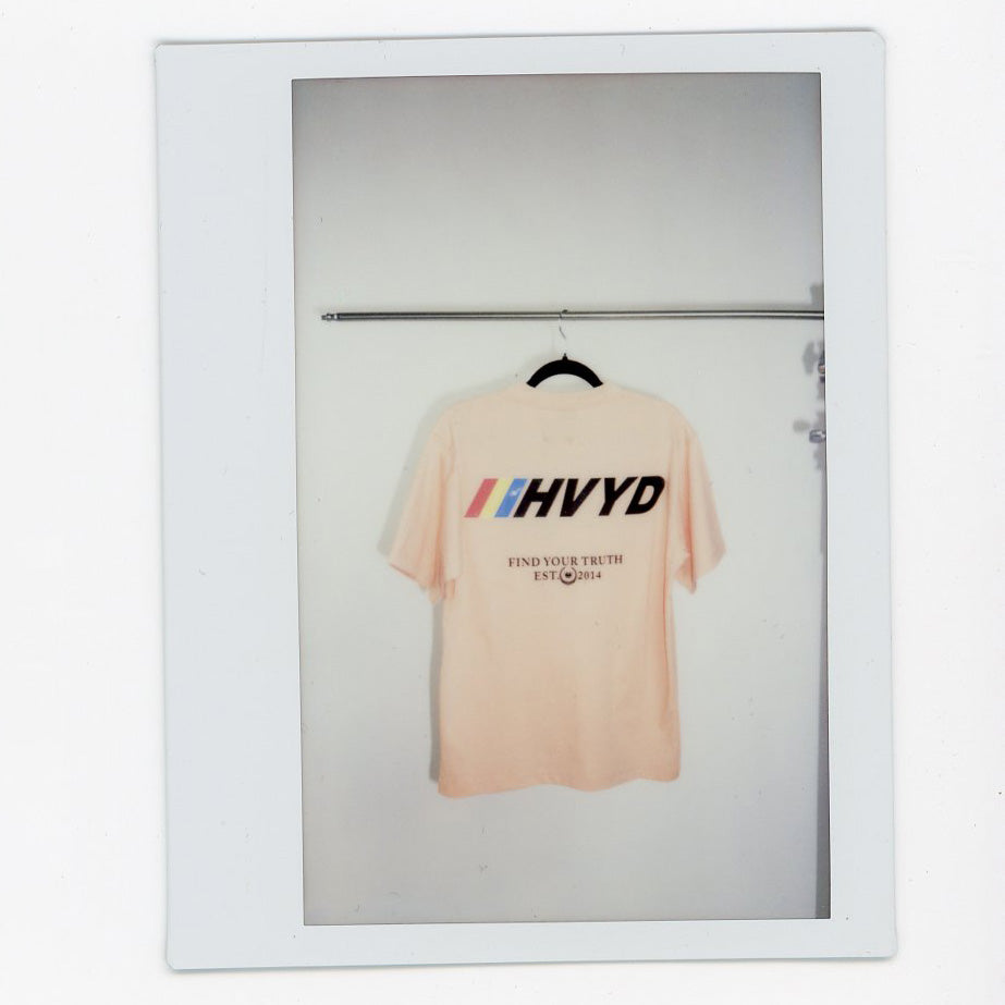 002 HVYD Race T-Shirt — Coral