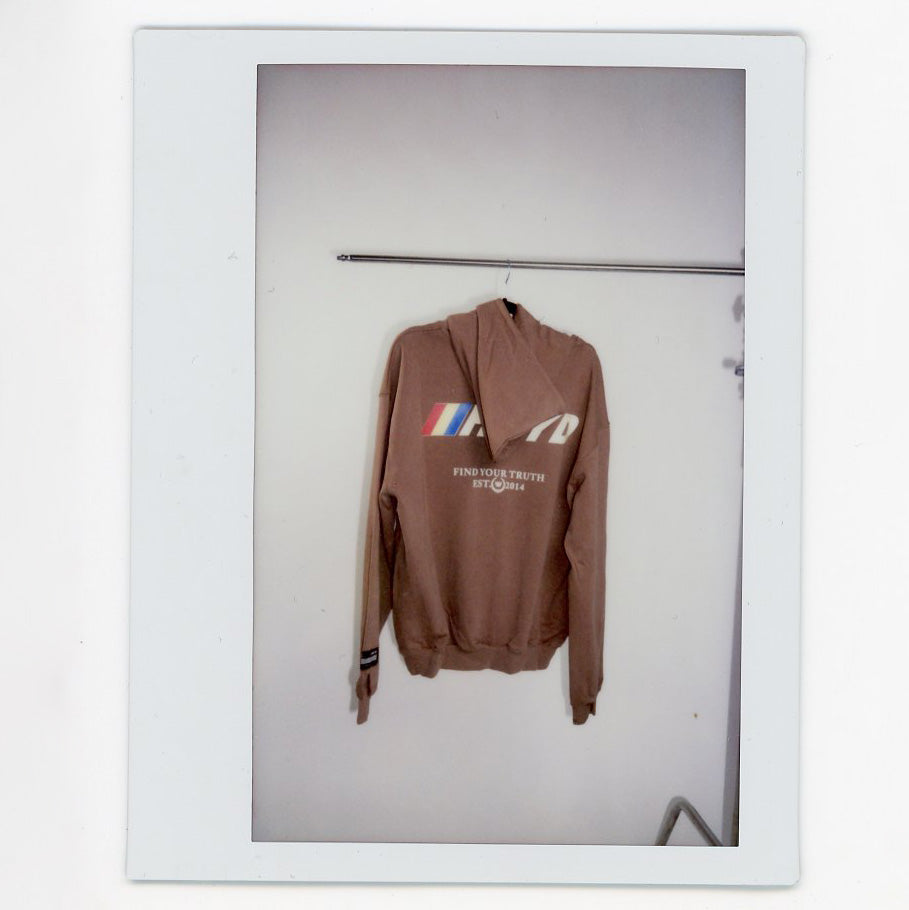 003 HVYD Race Terry Hoodie — Desert