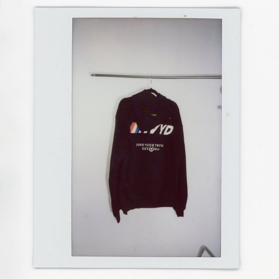 003 HVYD Race Terry Hoodie — Washed Black