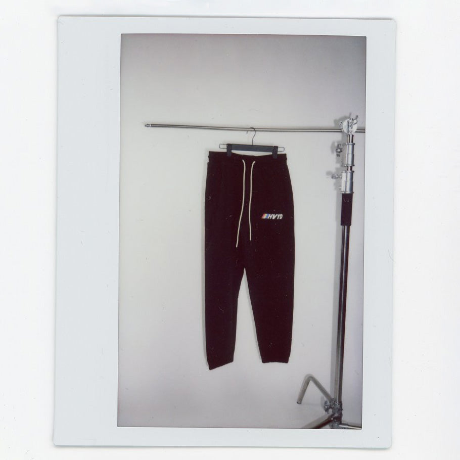 003 HVYD Race Terry Sweatpants — Washed Black