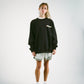 002 HVYD Race Crewneck — Washed Black