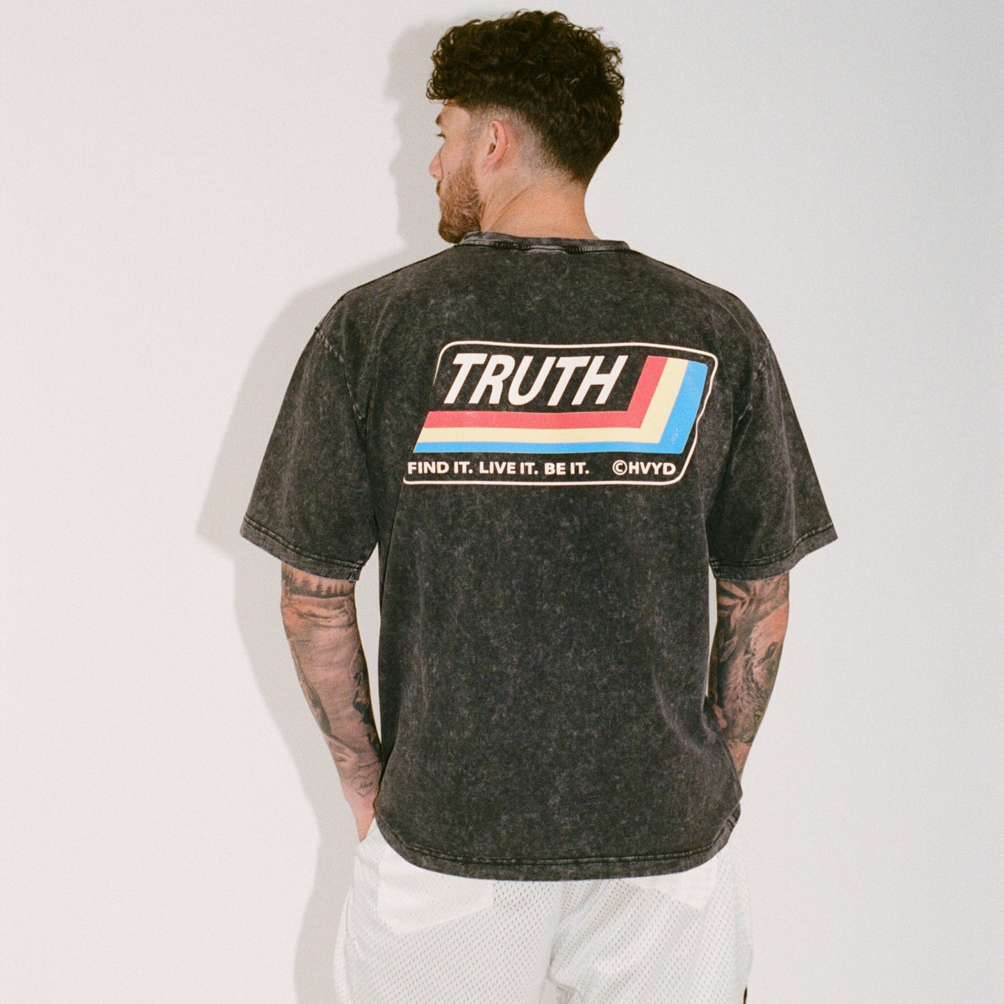 002 HVYD Truth Re-Edition T-Shirt — Carbon Black