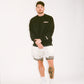 002 HVYD Premium Varsity Mesh Shorts — Bone