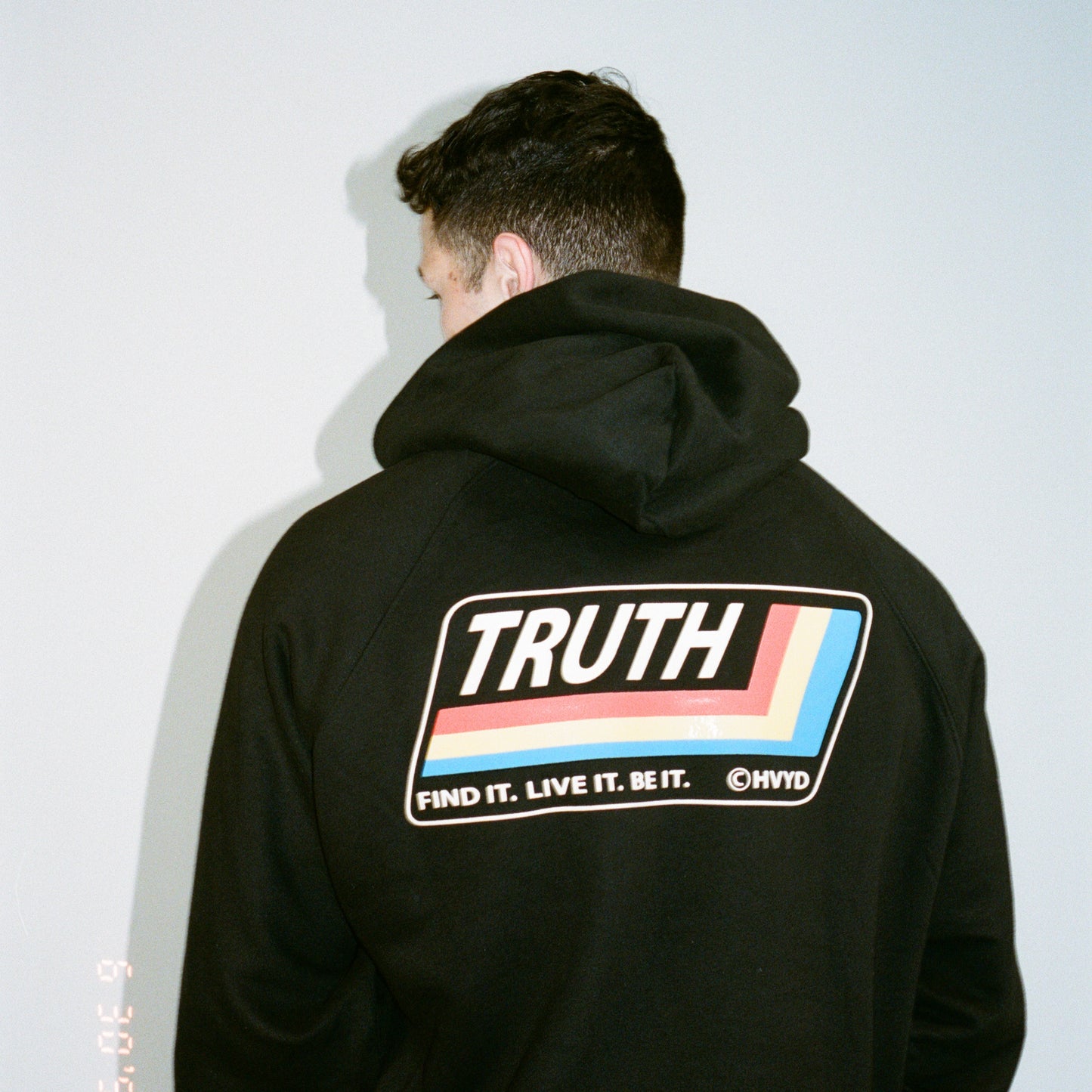 002 HVYD Truth Re-Edition Fleece Hoodie — Washed Black