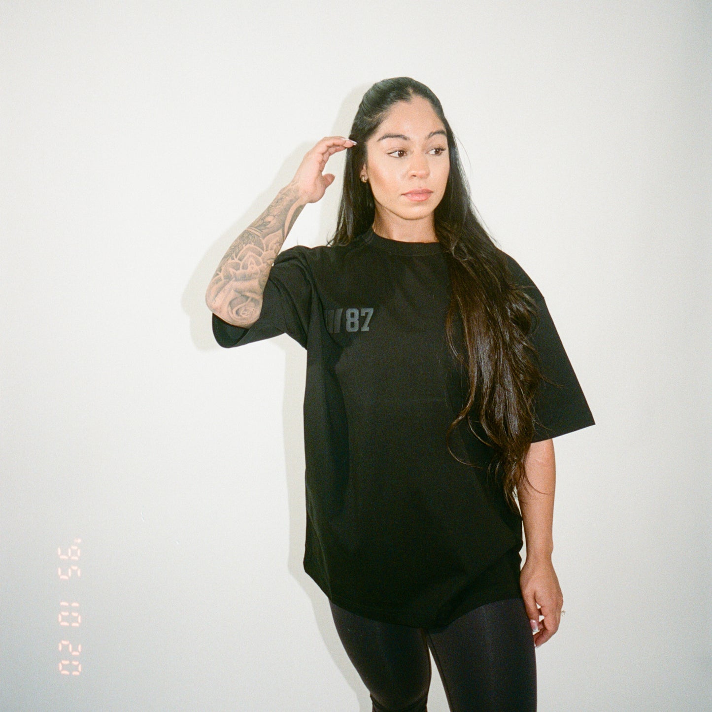 003 HVYD ///87 Pocket T-Shirt — Washed Black