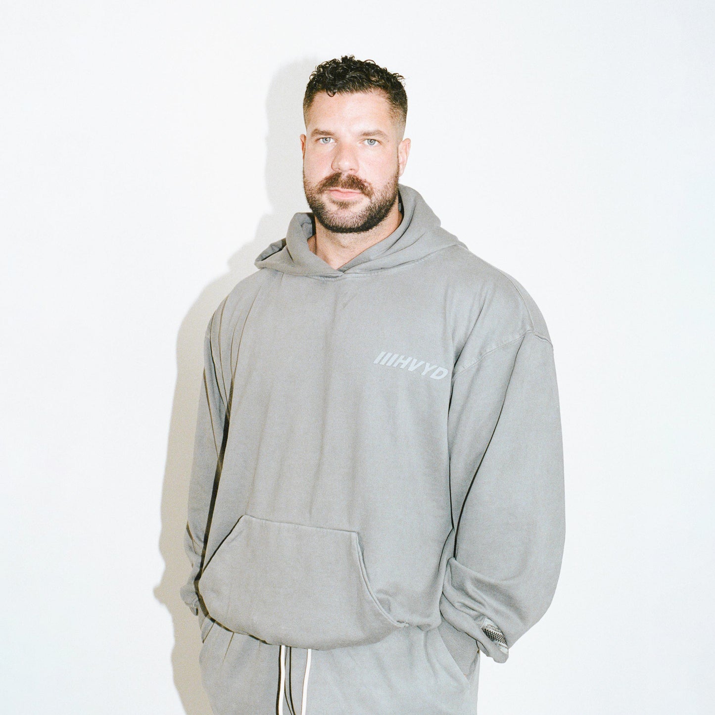 006 HVYD Truth Terry Hoodie — Glacier