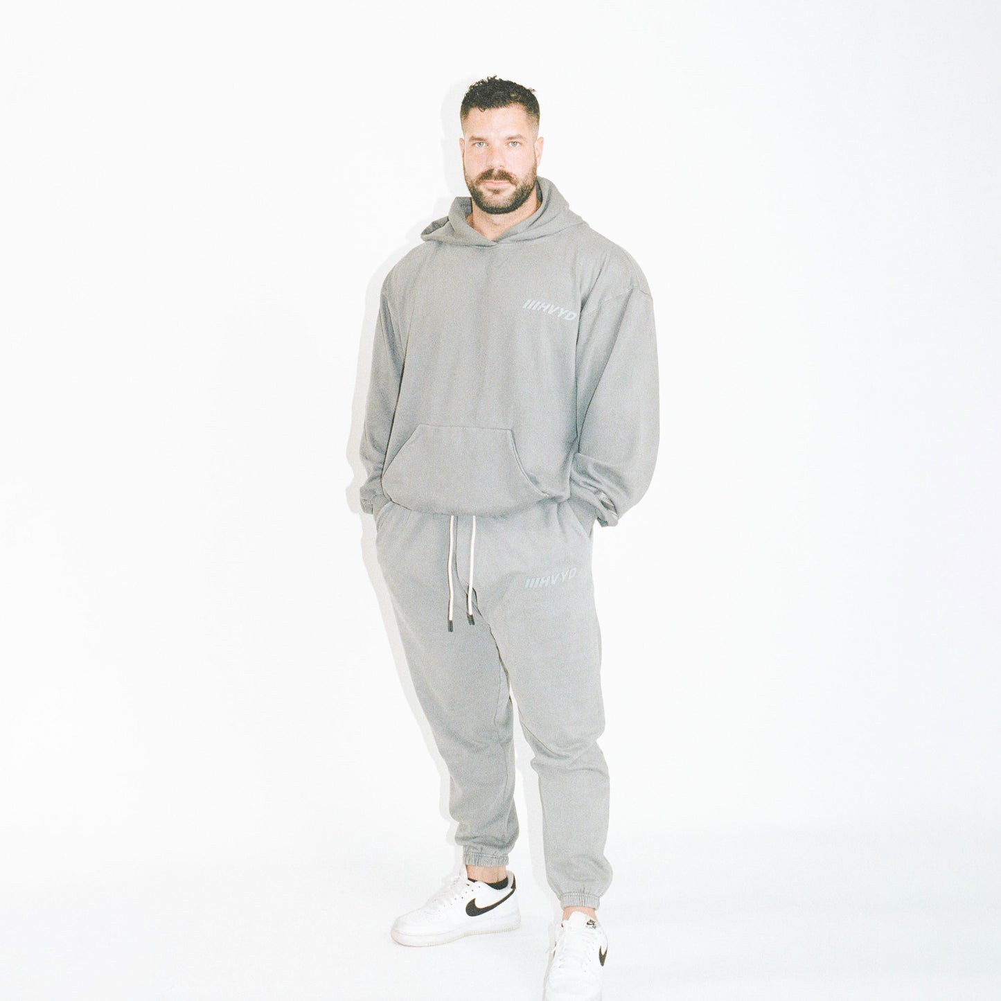 006 HVYD Truth Terry Hoodie — Glacier