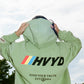 002 HVYD Race Terry Hoodie — Lime