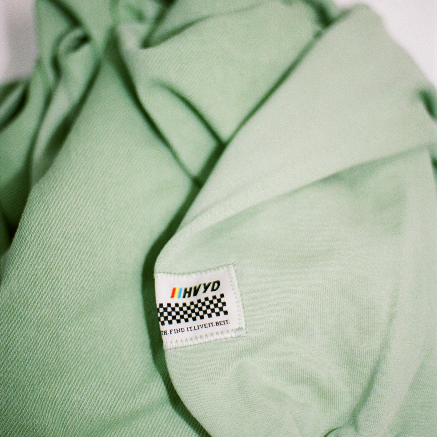002 HVYD Race Terry Hoodie — Lime
