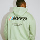 002 HVYD Race Terry Hoodie — Lime