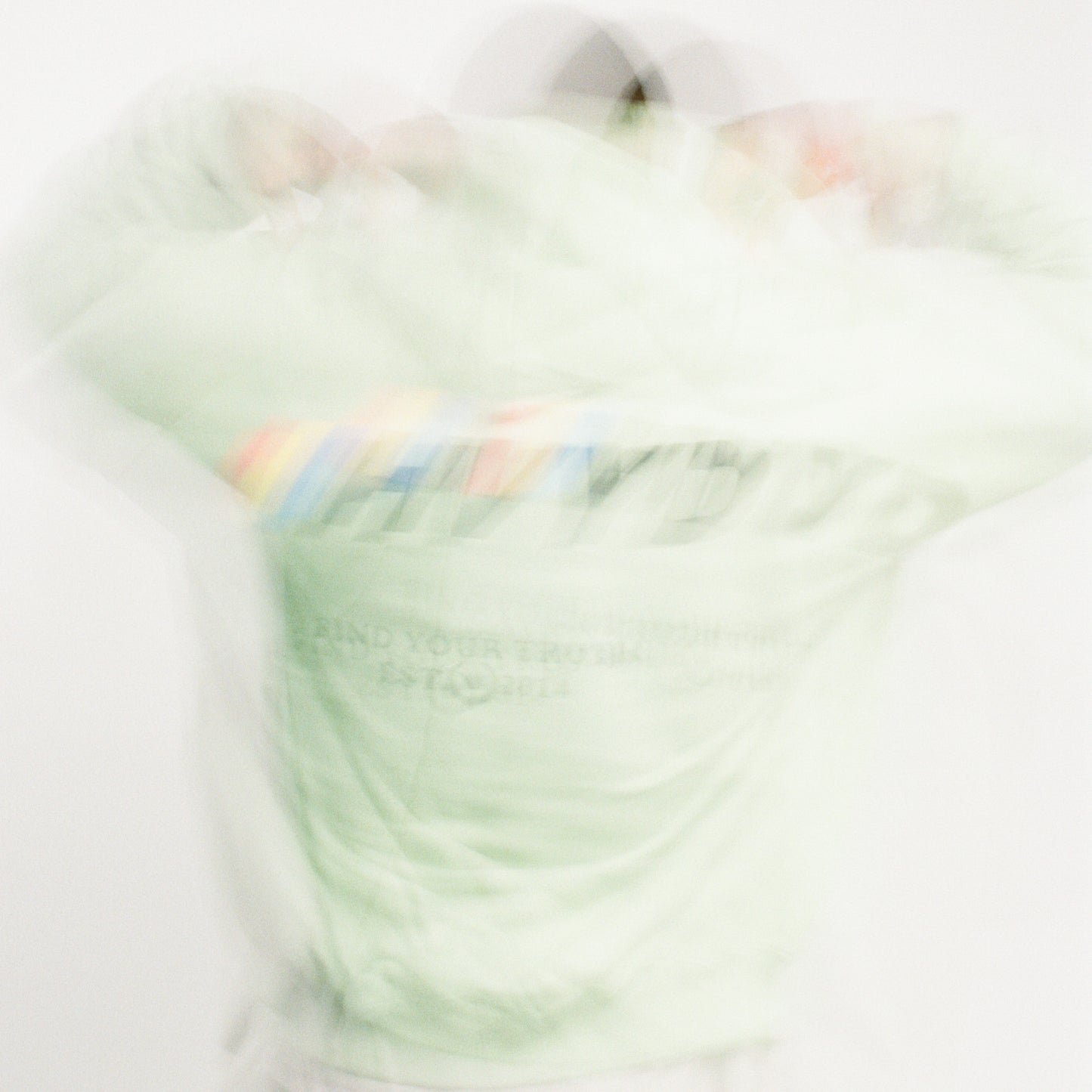 002 HVYD Race Terry Hoodie — Lime