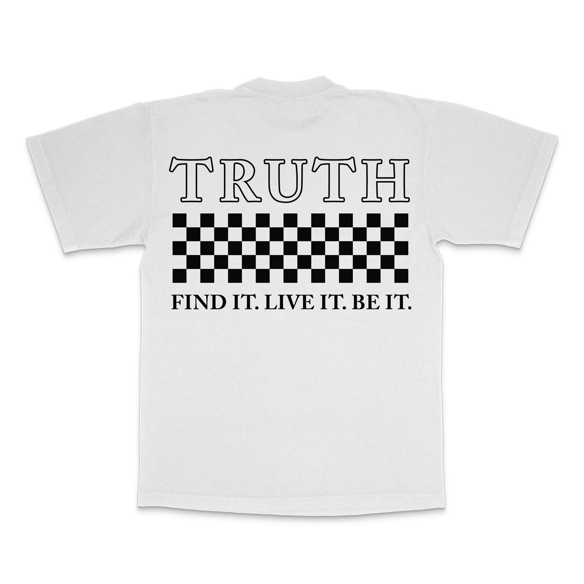 001 HVYD ///87 Pocket T-Shirt — White + Black