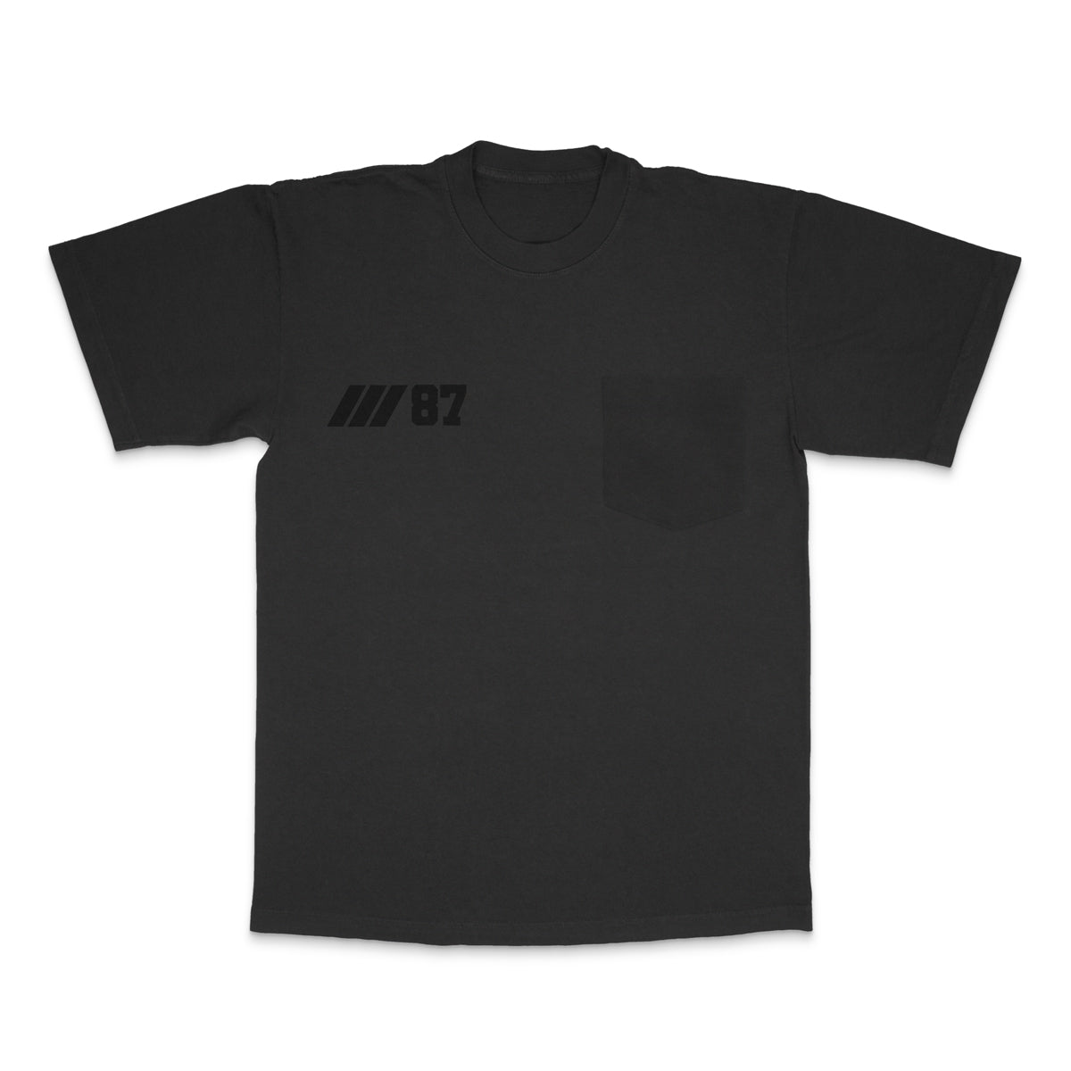 003 HVYD ///87 Pocket T-Shirt — Washed Black