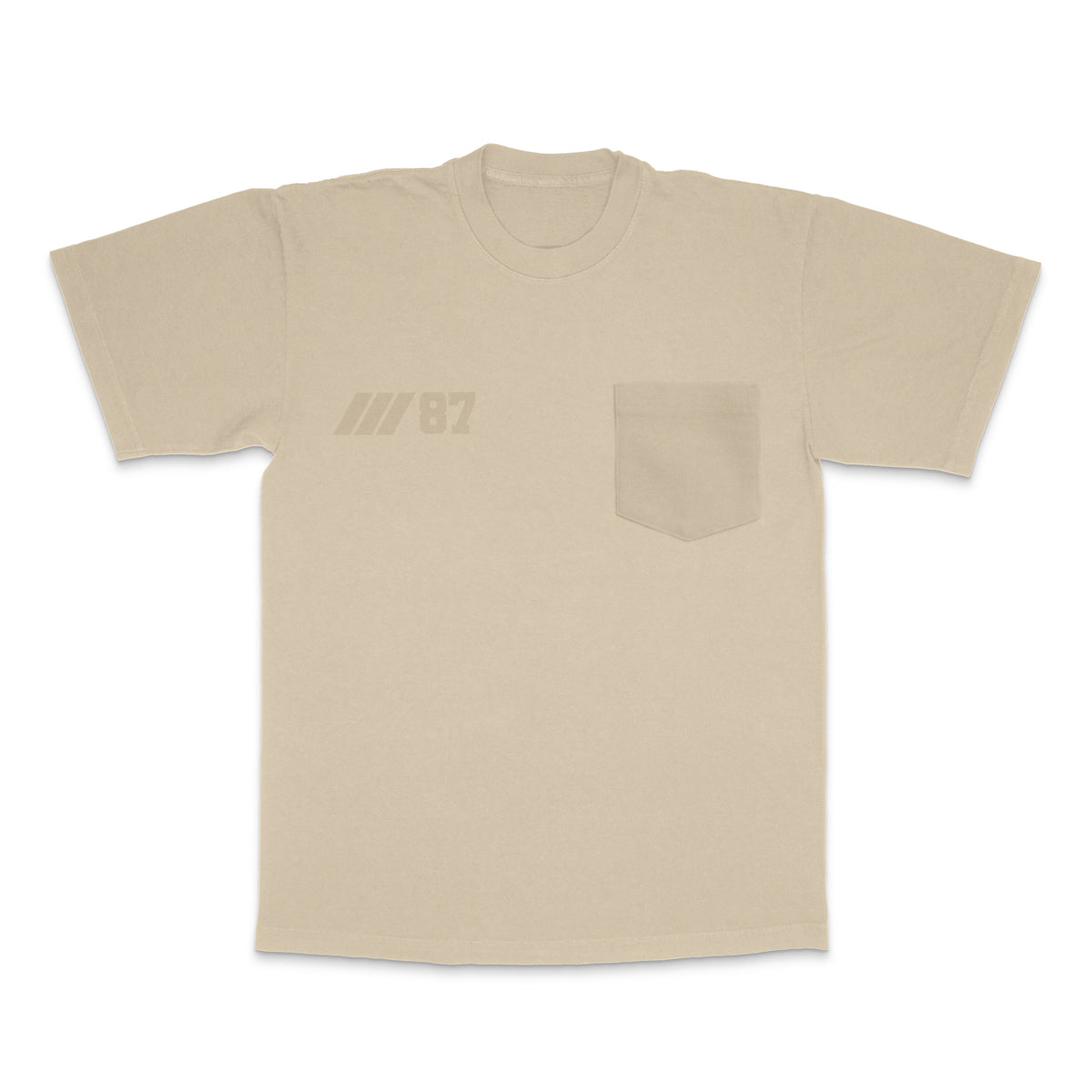 001 HVYD ///87 Pocket T-Shirt — Sand
