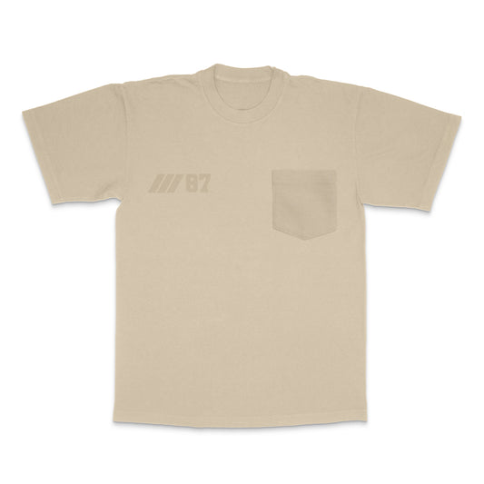 001 HVYD ///87 Pocket T-Shirt — Sand