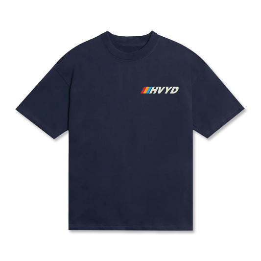 HVYD Weighted Race T-Shirt — Navy