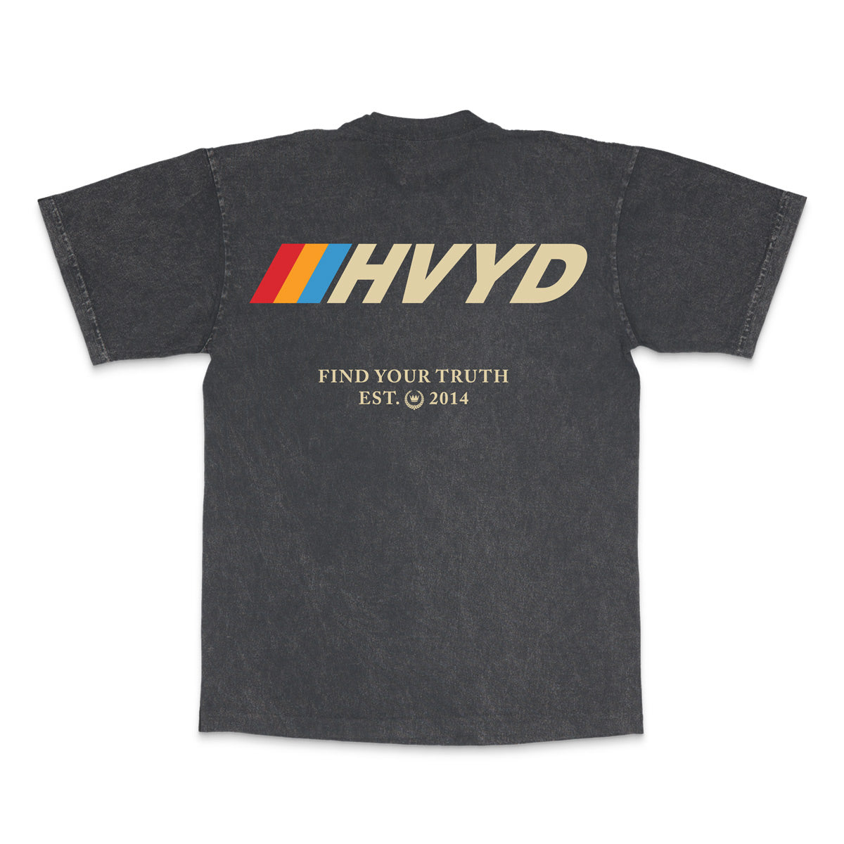 003 HVYD Race T-Shirt — Carbon Black