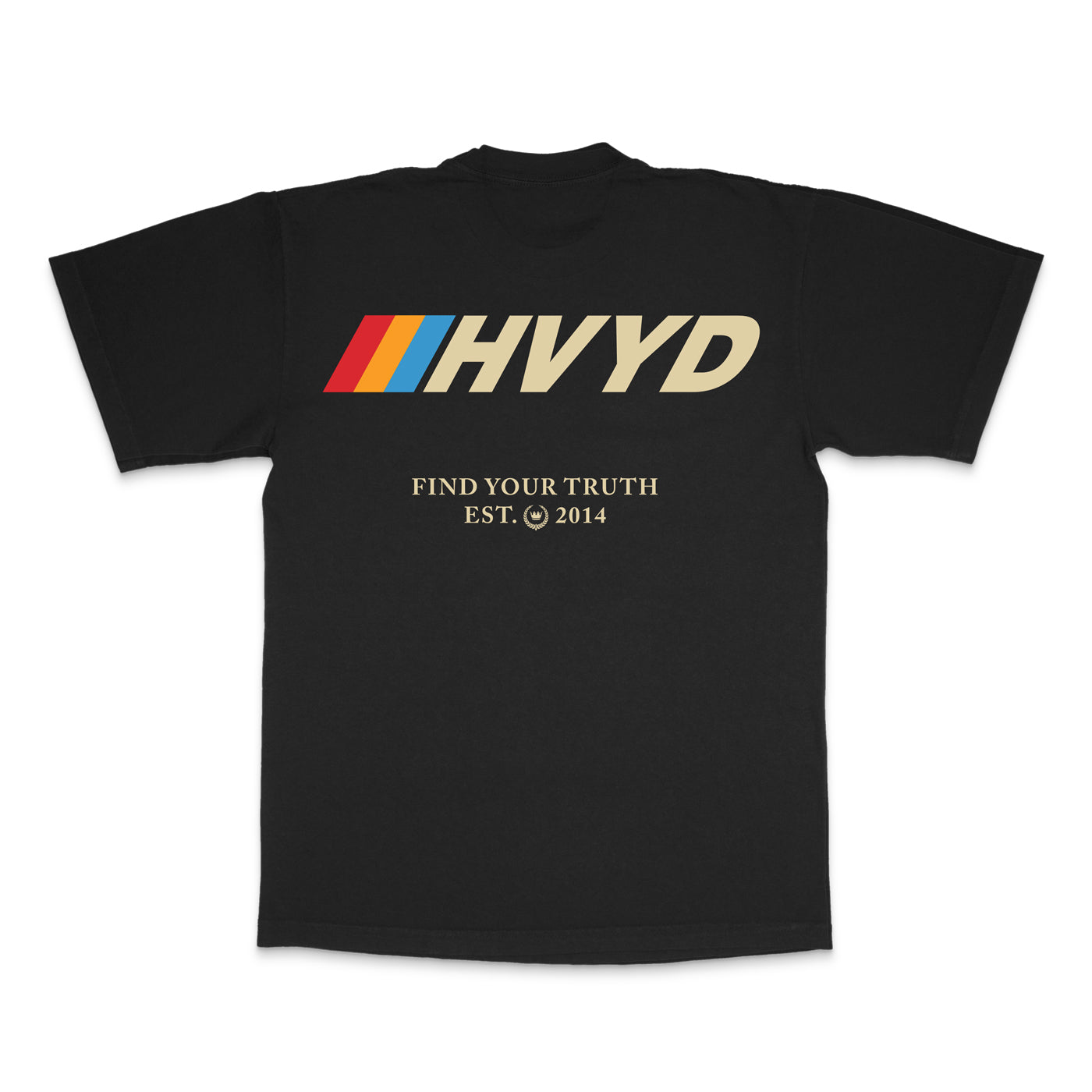 【OVY】 UNDONE Photo T-shirts 007 HVYD Race T-Shirt — Black Onyx