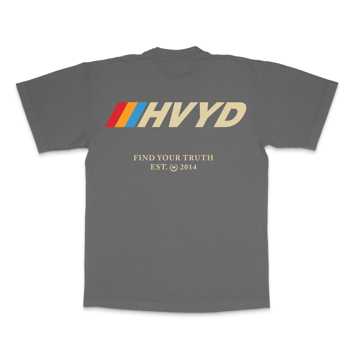 001 HVYD Race T-Shirt — Vintage Grey