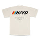 002 HVYD Race T-Shirt — Bone