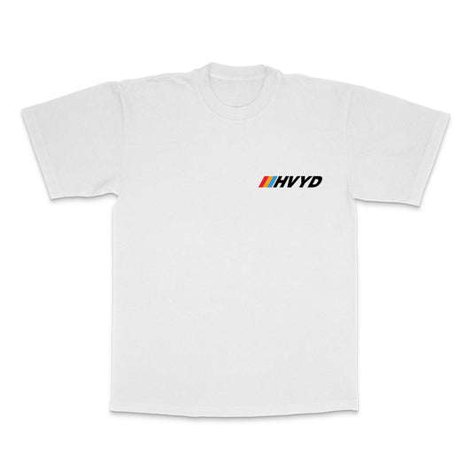 001 HVYD Race T-Shirt — White