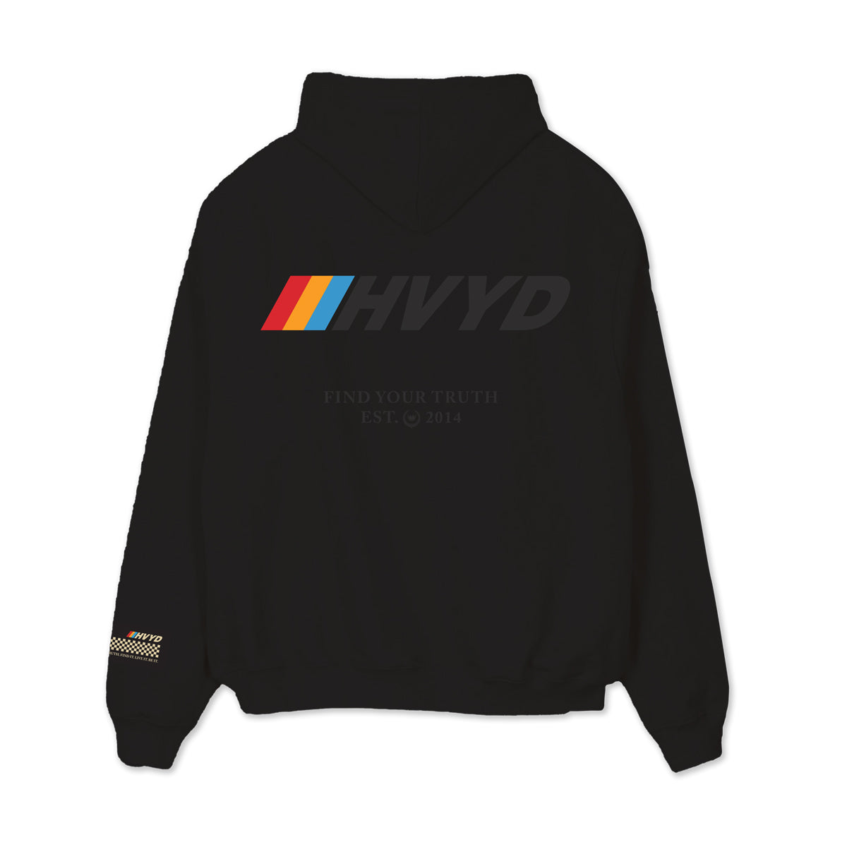 005 HVYD Race Terry Hoodie — Blackout