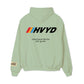 002 HVYD Race Terry Hoodie — Lime