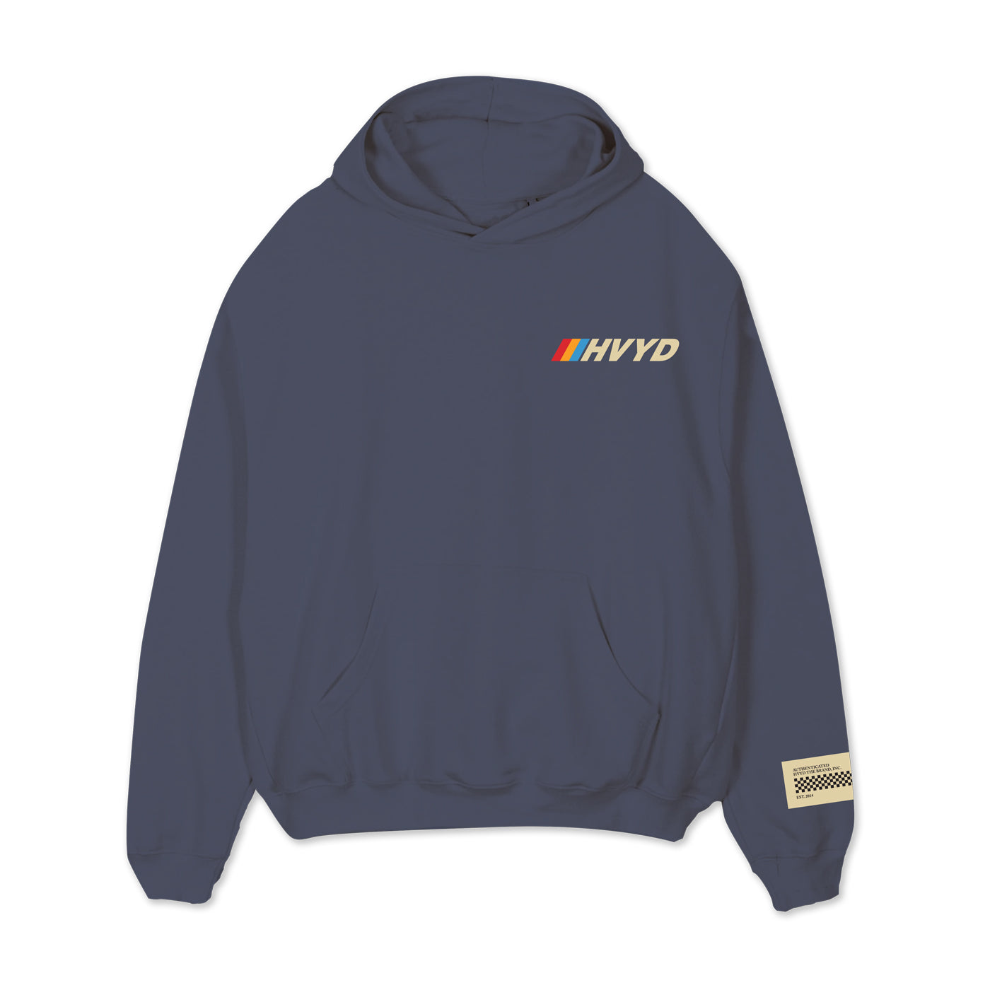 007 HVYD Race Terry Hoodie — Night Shadow Blue