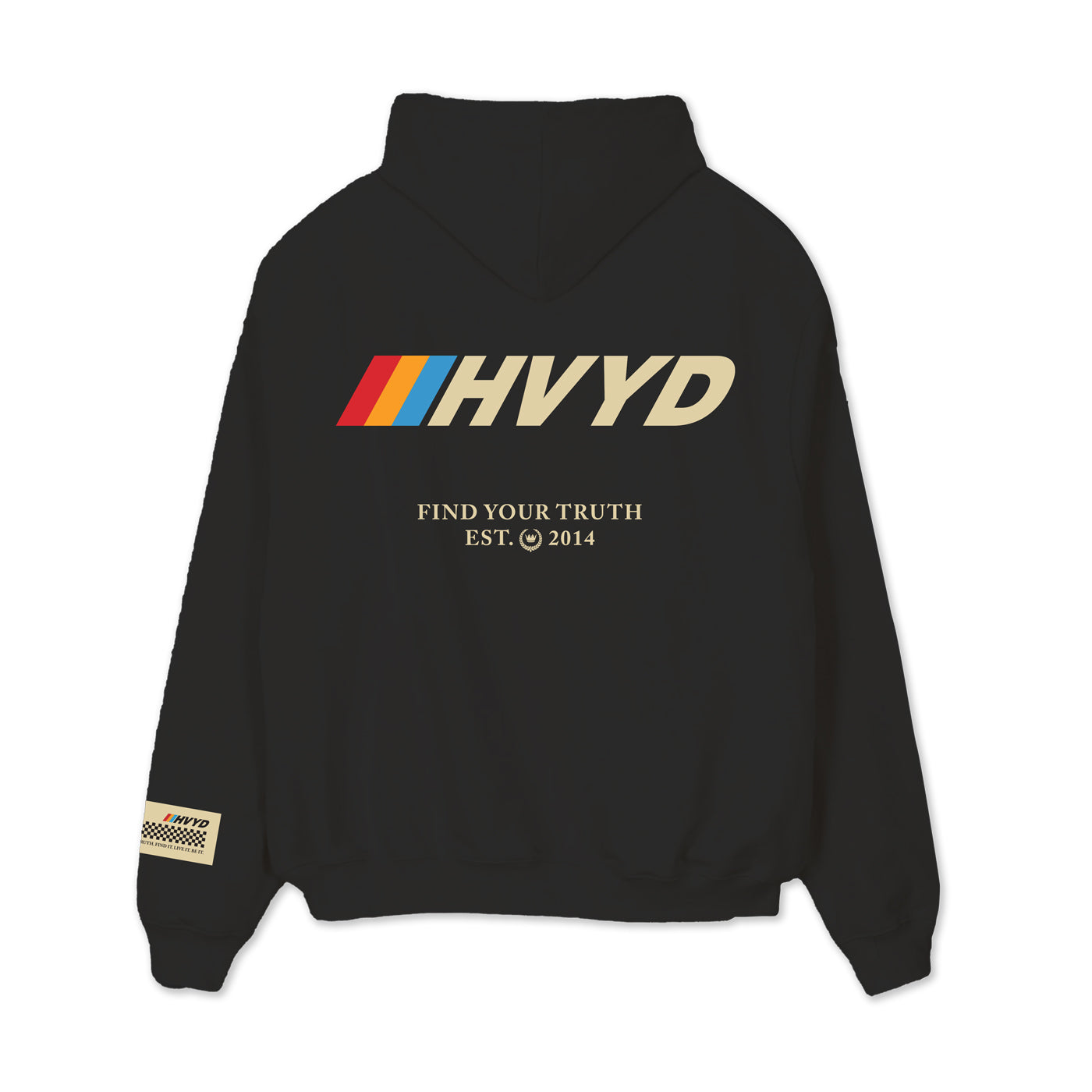 007 HVYD Race Terry Hoodie — Black Onyx