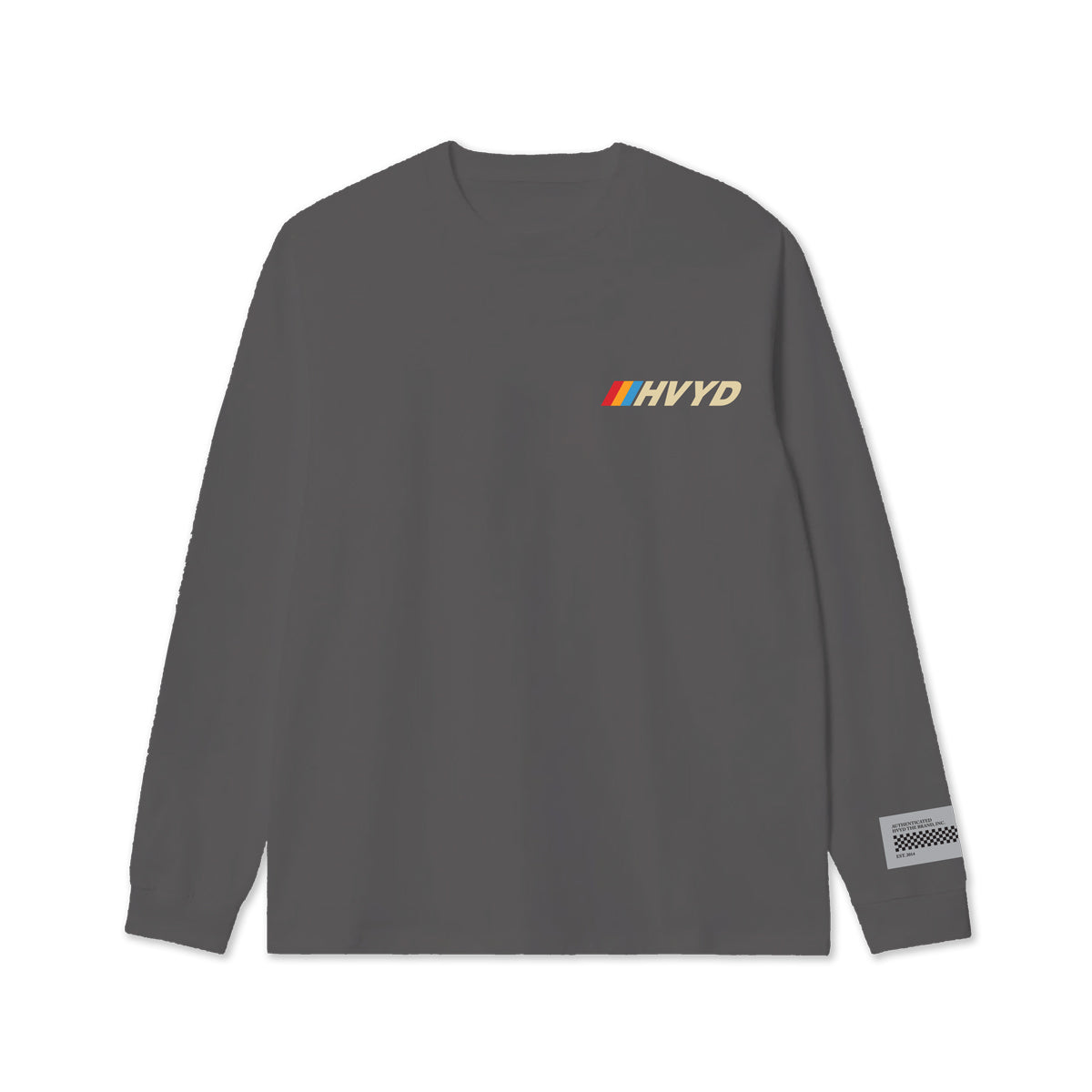 001 HVYD Race Long Sleeve — Vintage Grey