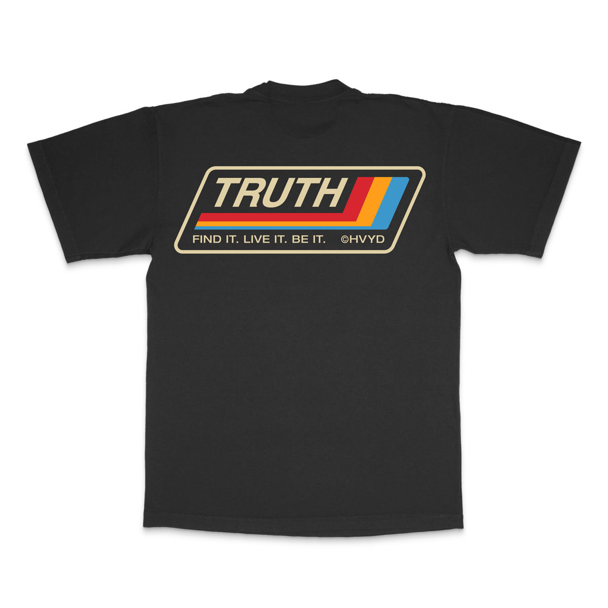 004 HVYD Truth Re-Edition T-Shirt — Washed Black
