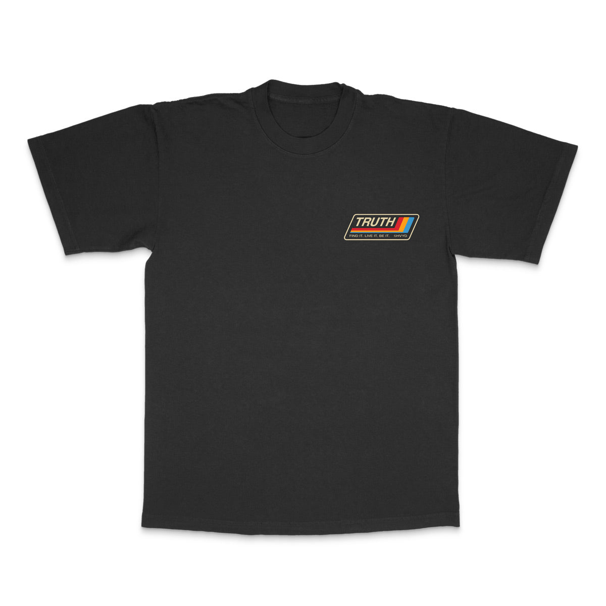 004 HVYD Truth Re-Edition T-Shirt — Washed Black