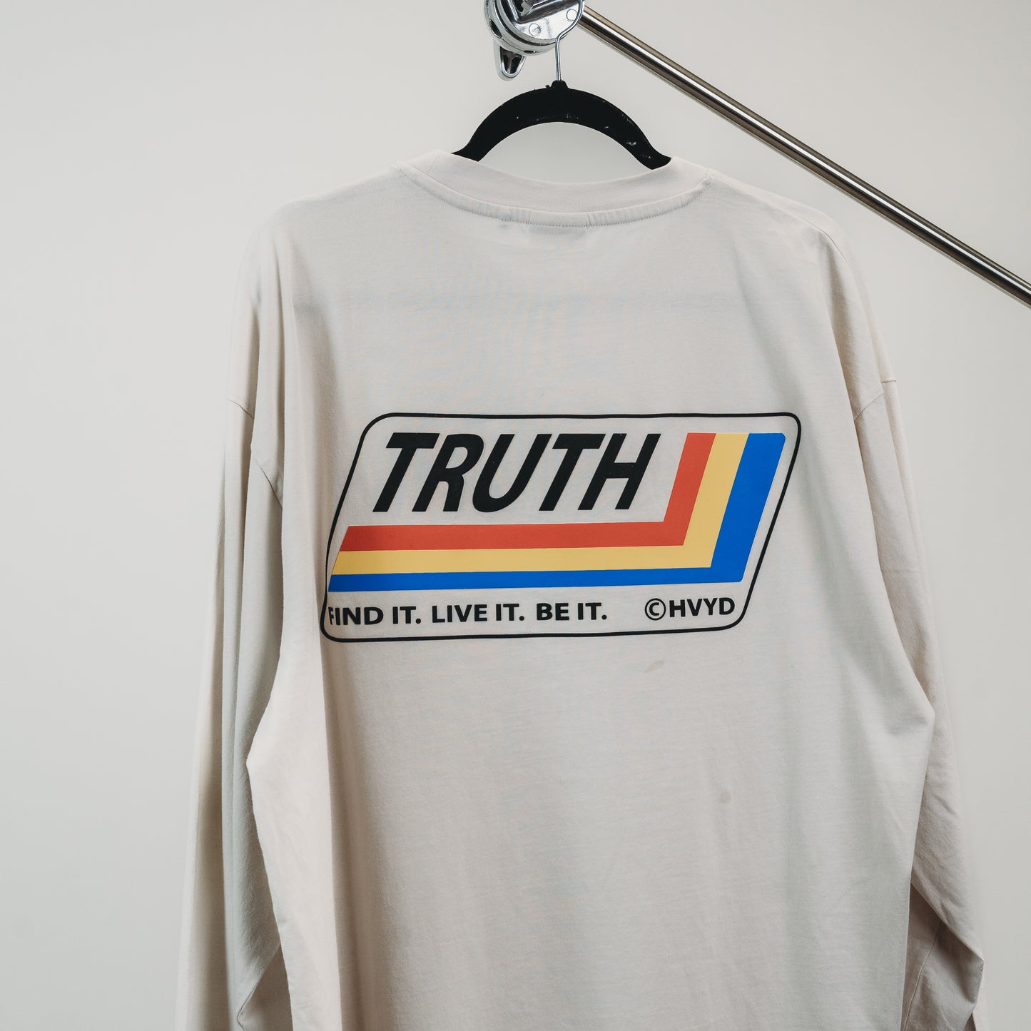 002 HVYD Truth Re-Edition Long Sleeve — Bone
