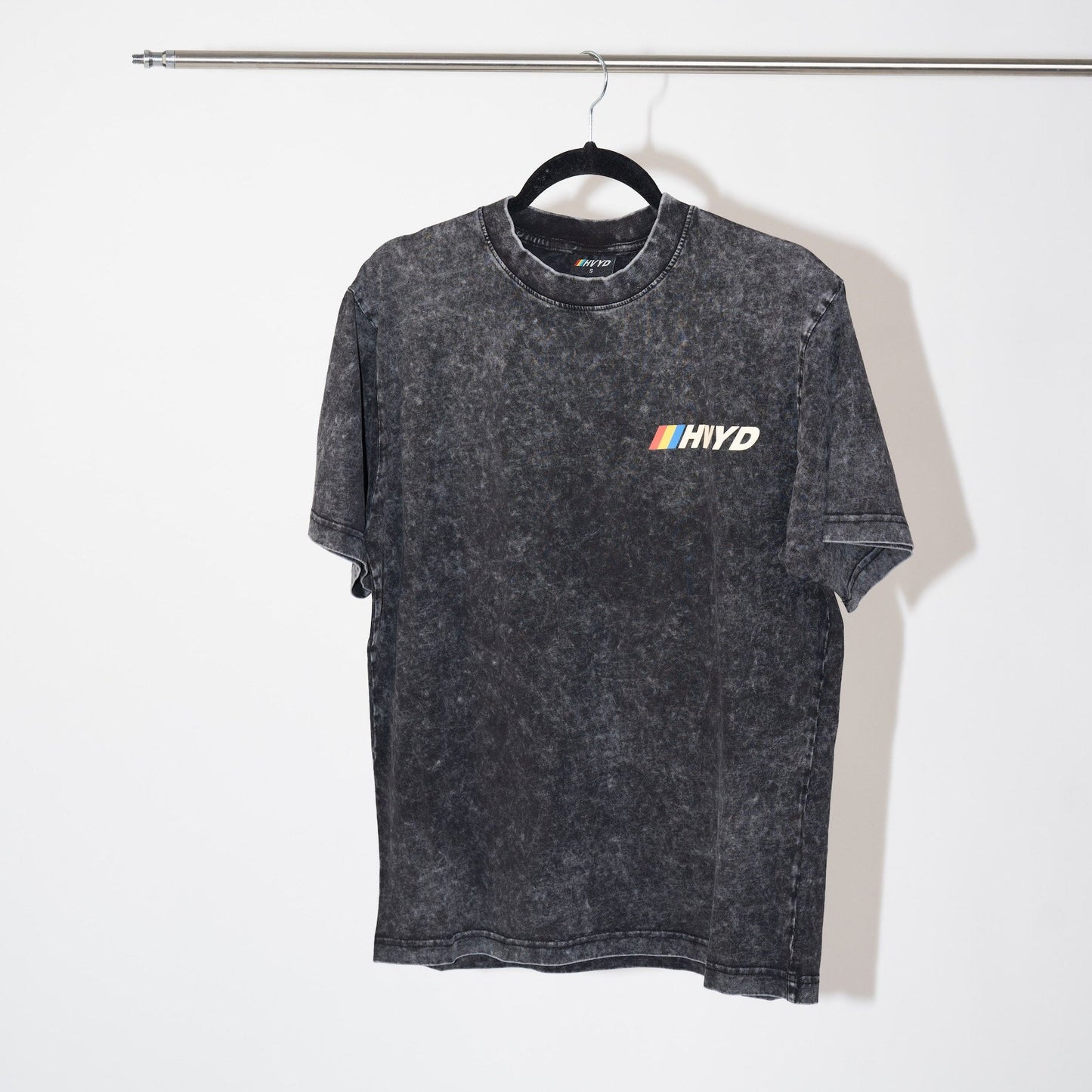 003 HVYD Race T-Shirt — Carbon Black