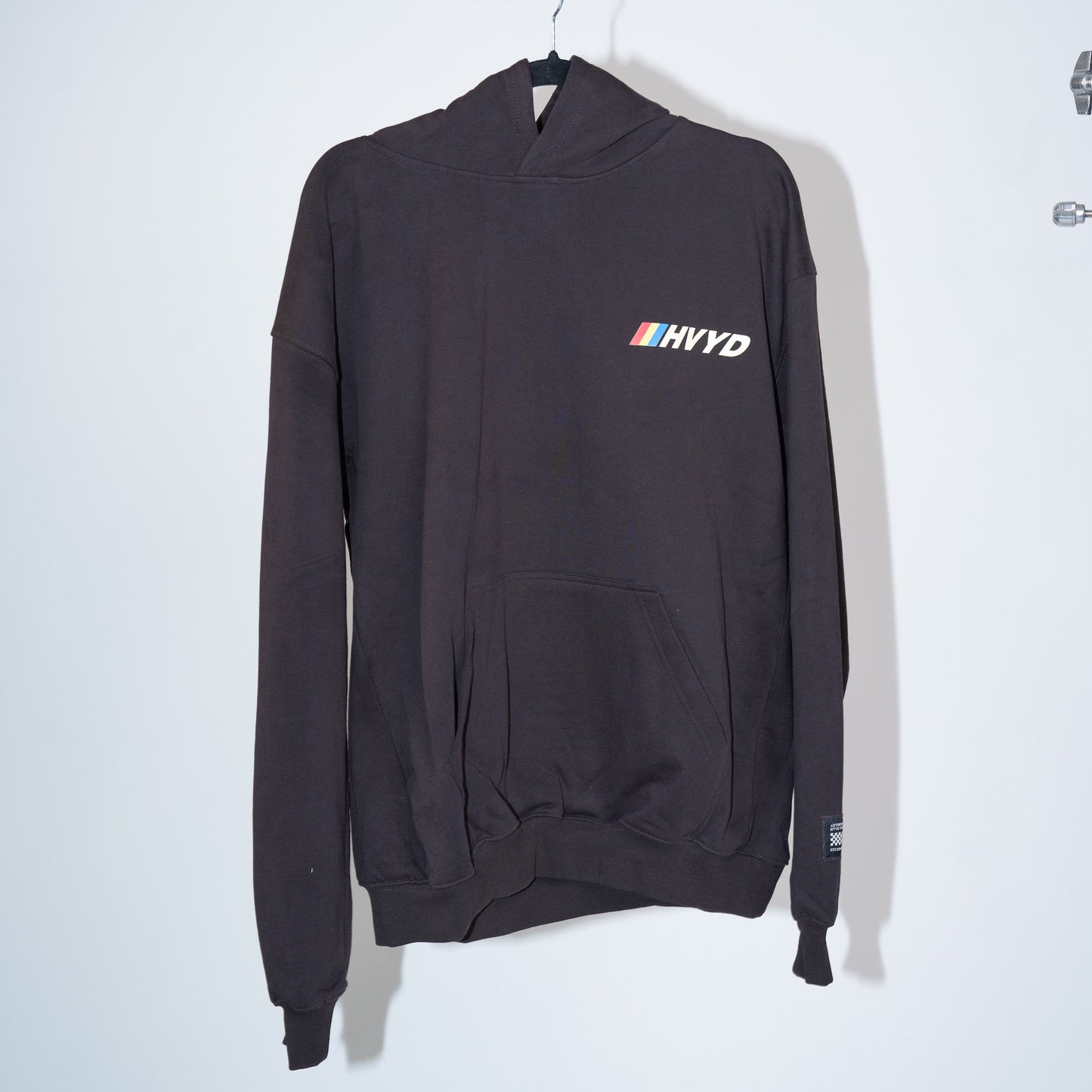 003 HVYD Race Terry Hoodie — Washed Black