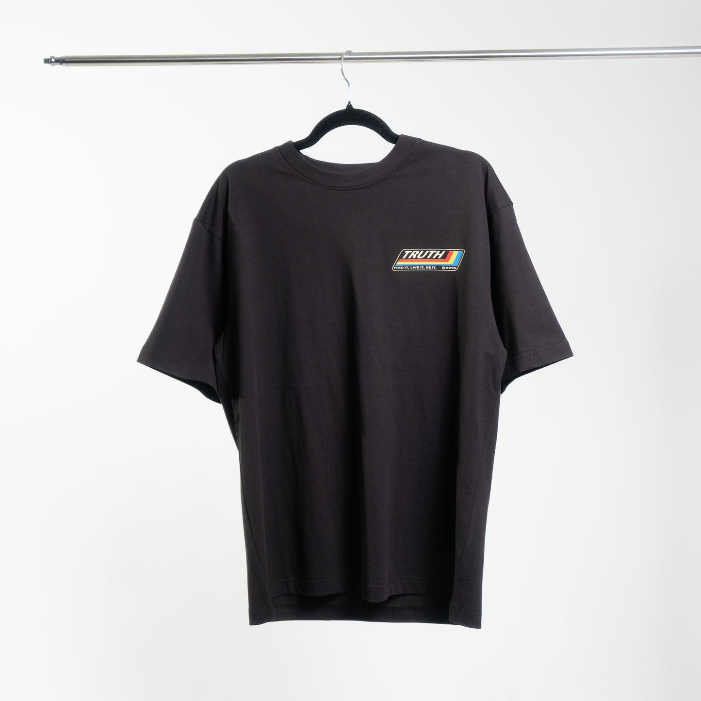 004 HVYD Truth Re-Edition T-Shirt — Washed Black