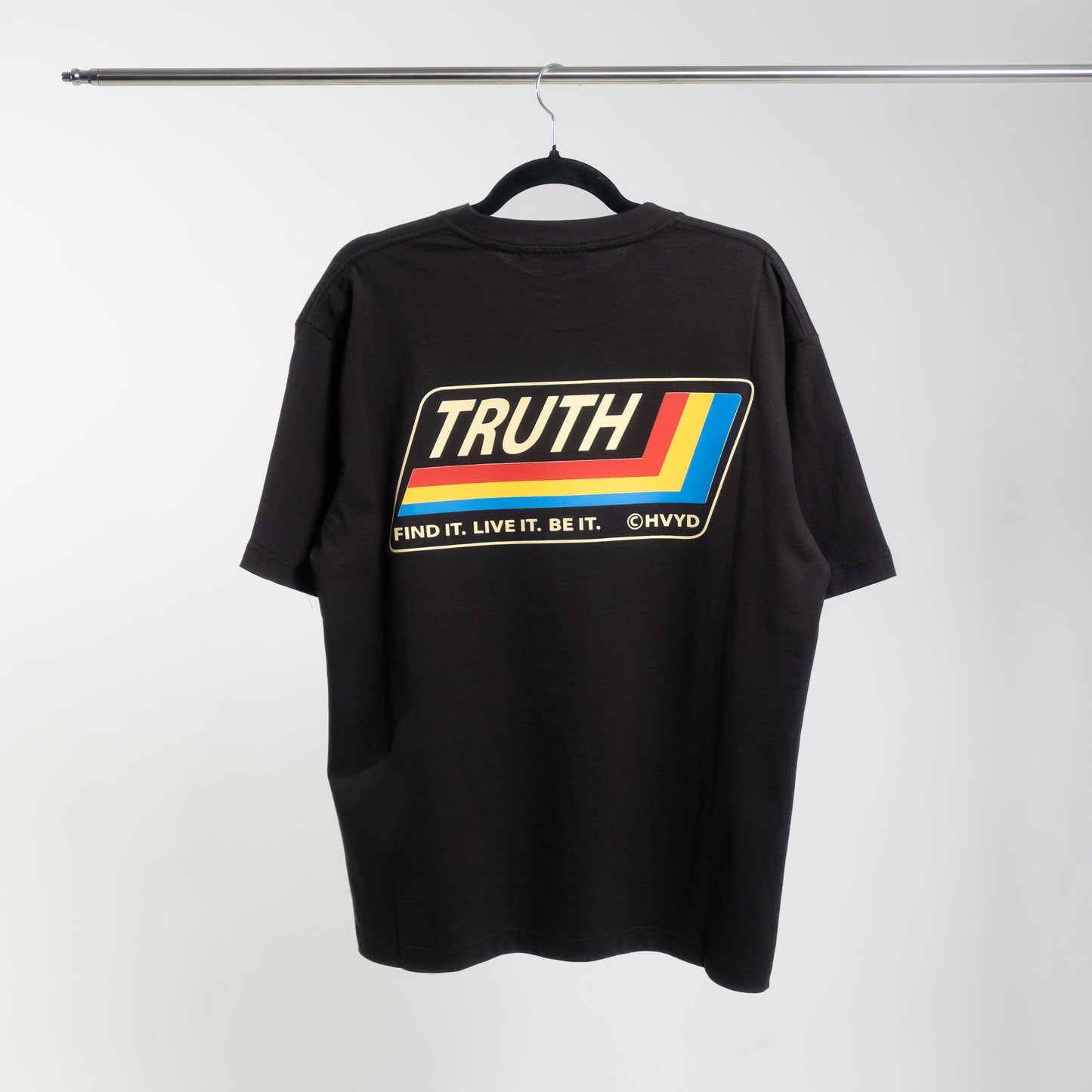 004 HVYD Truth Re-Edition T-Shirt — Washed Black