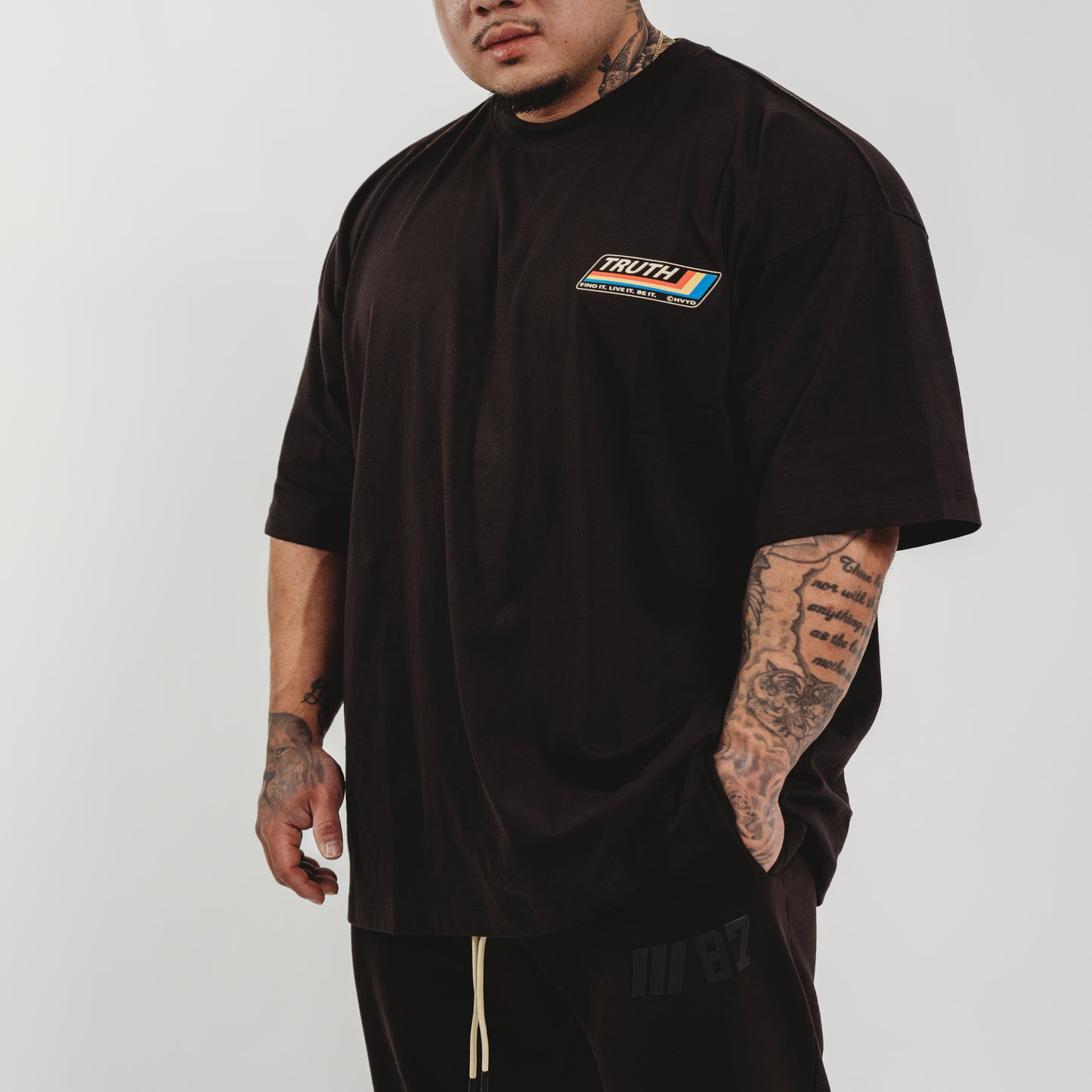 004 HVYD Truth Re-Edition T-Shirt — Washed Black